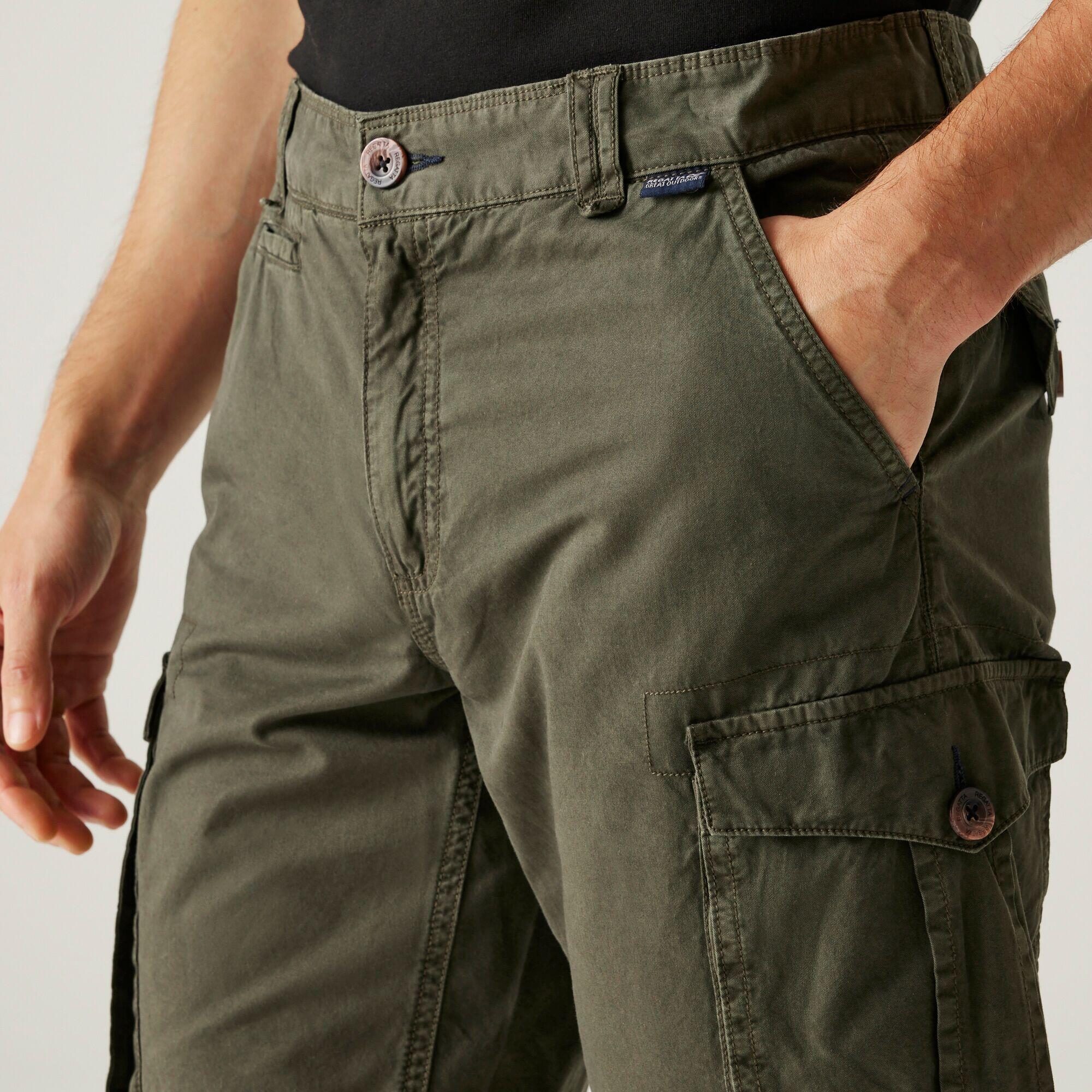 Short Hiking Heren Lichtgewicht Cargo Zakken 4/7