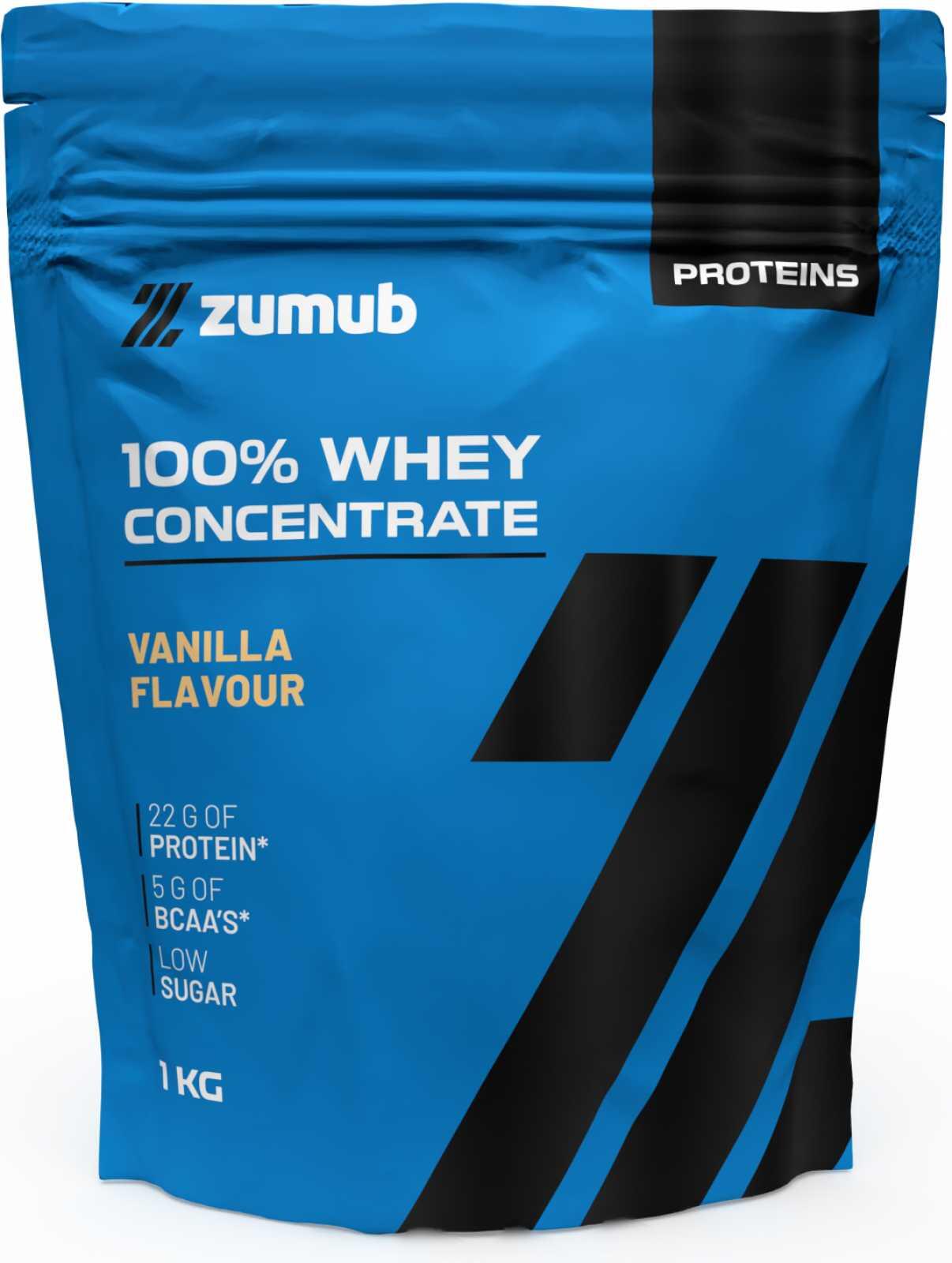 ZUMUB Zumub 100% Whey Concentrate 1kg - Vaniglia