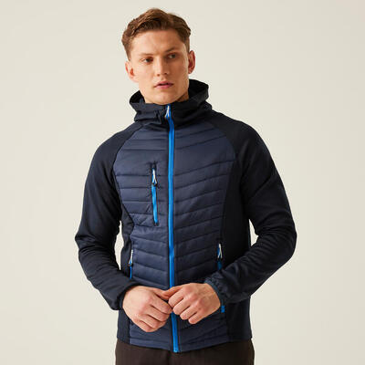 Gevulde jas hiking heren nagate hybrid jacket
