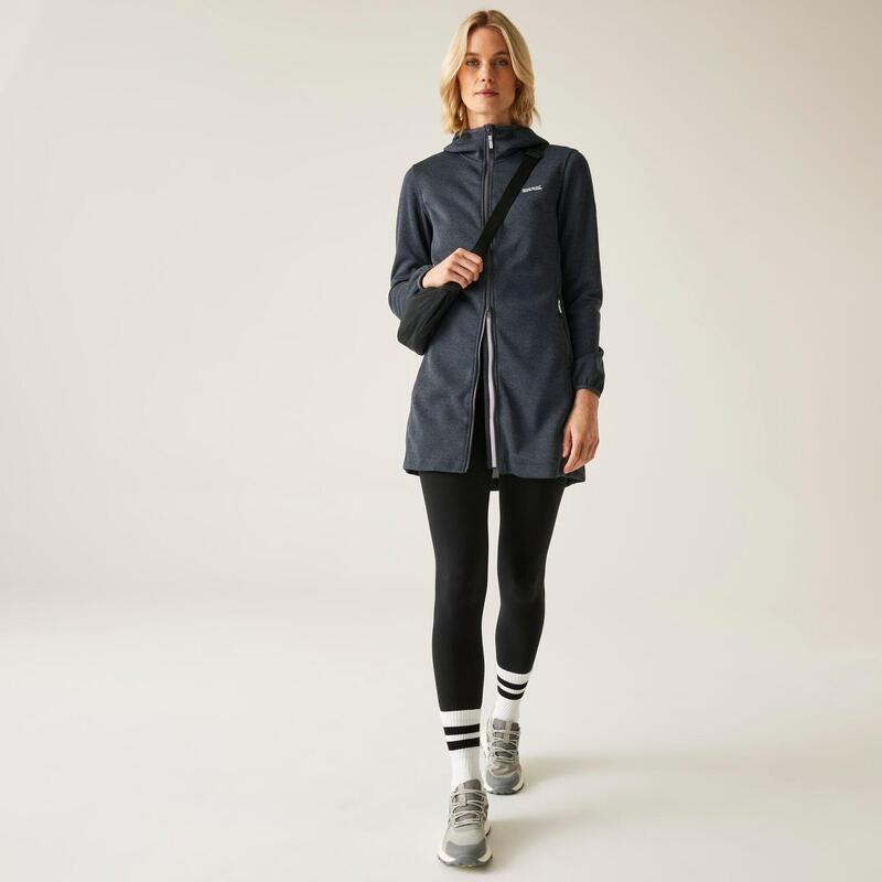 Fleece Dames Met Capuchon Voor Wandelen