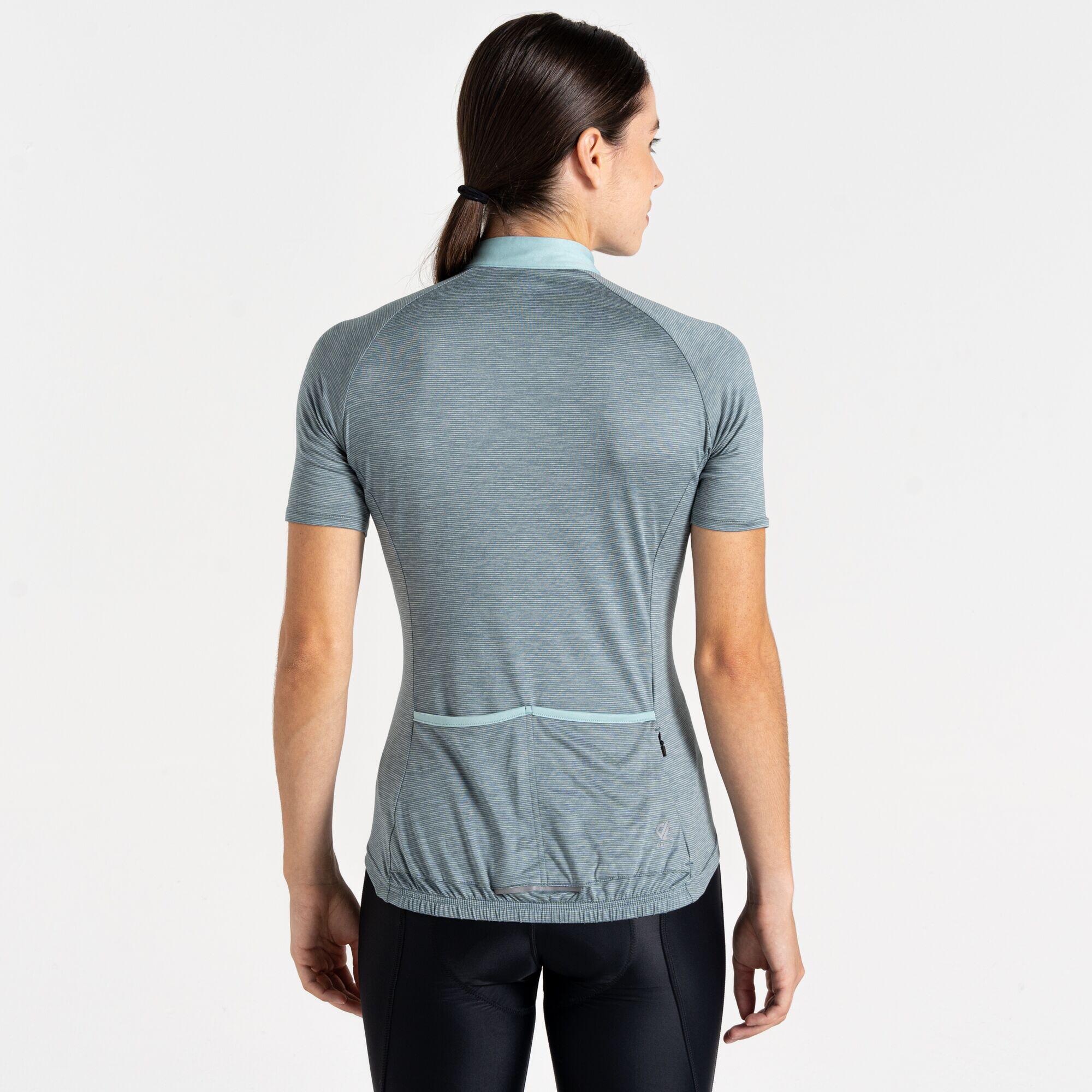 T-shirt Manches Courtes Randonnée - Pedal Through It violet femme 3/7
