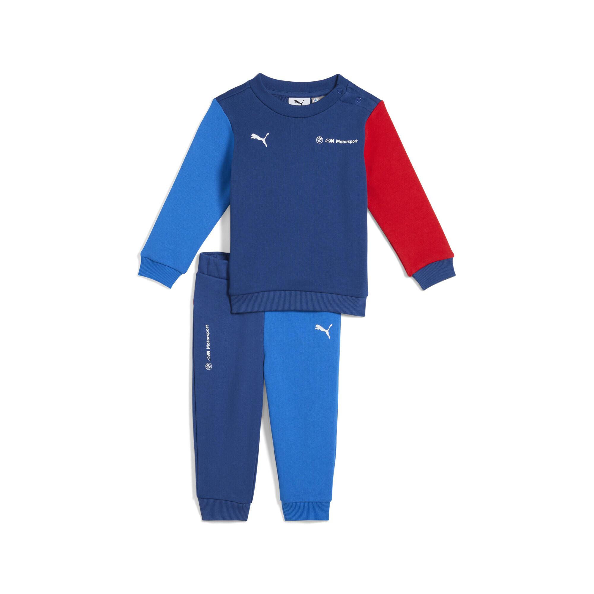 PUMA BMW M Motorsport Jogginganzug Klein Kinder PUMA Pro Blue M Color