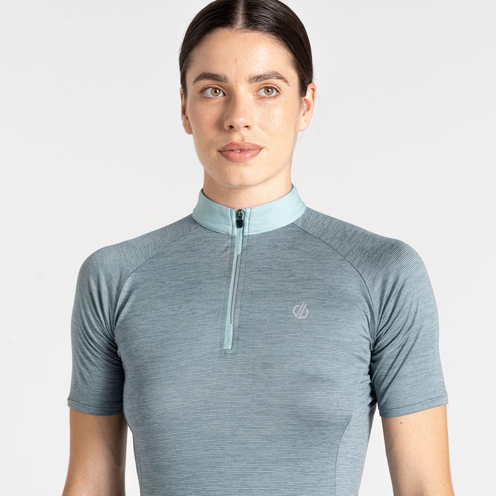T-shirt Manches Courtes Randonnée - Pedal Through It violet femme 5/7