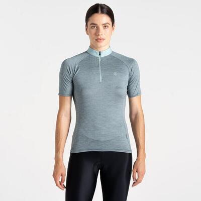 T-shirt korte mouwen hiking dames pedal through it jersey