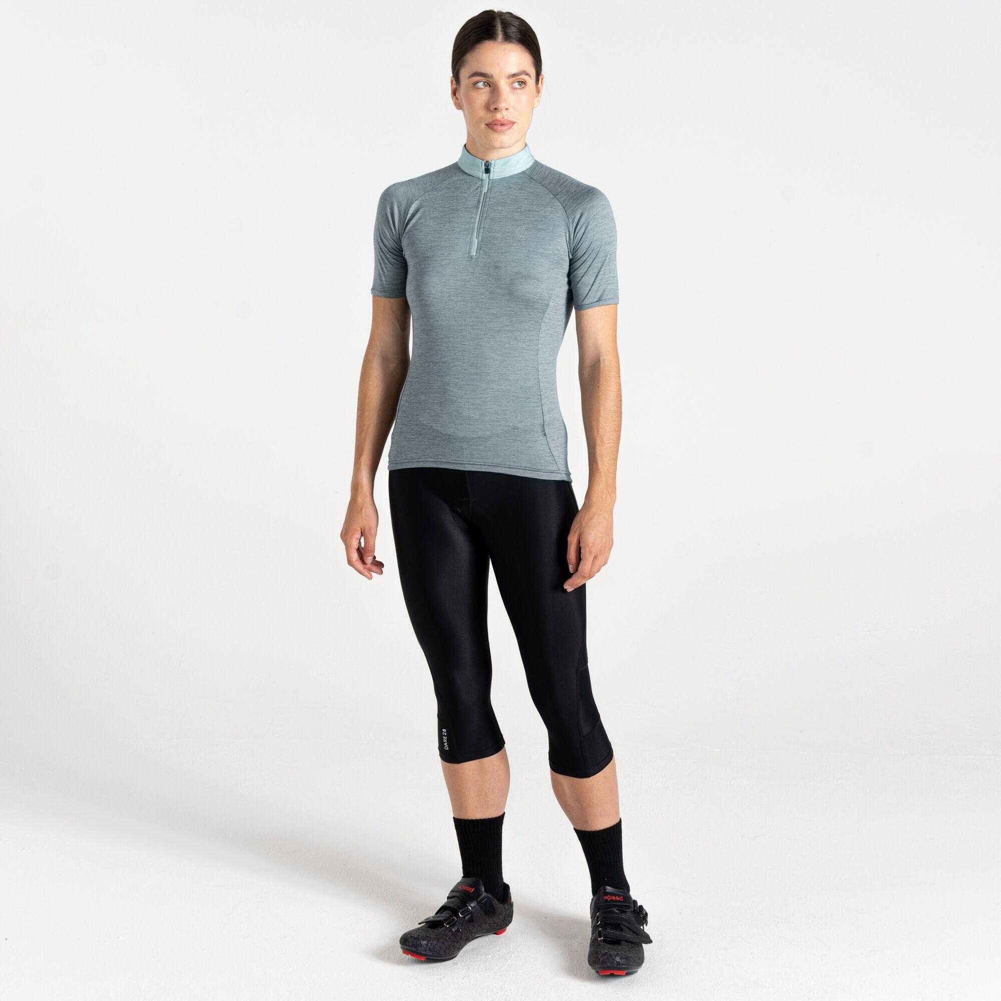 T-shirt Manches Courtes Randonnée - Pedal Through It violet femme 2/7