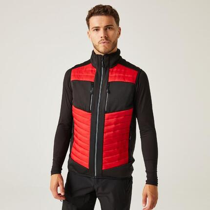 Erwachsene Jacke - E-Volve Thermal Hybrid Bodywarmer, grau und schwarz