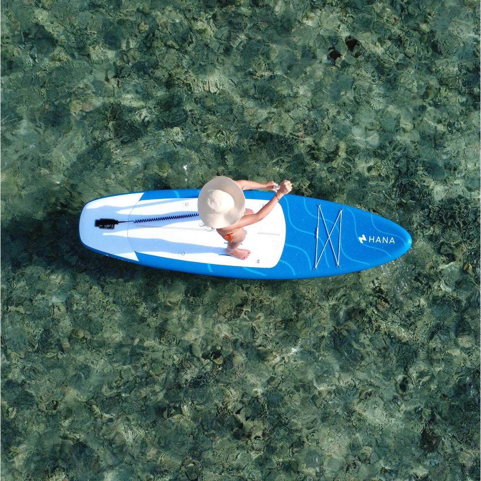 Stand Up Paddle Gonflable Aloha – Pack Complet Bleu Ou Rose, Convertible Kayak, Idéal Débutant