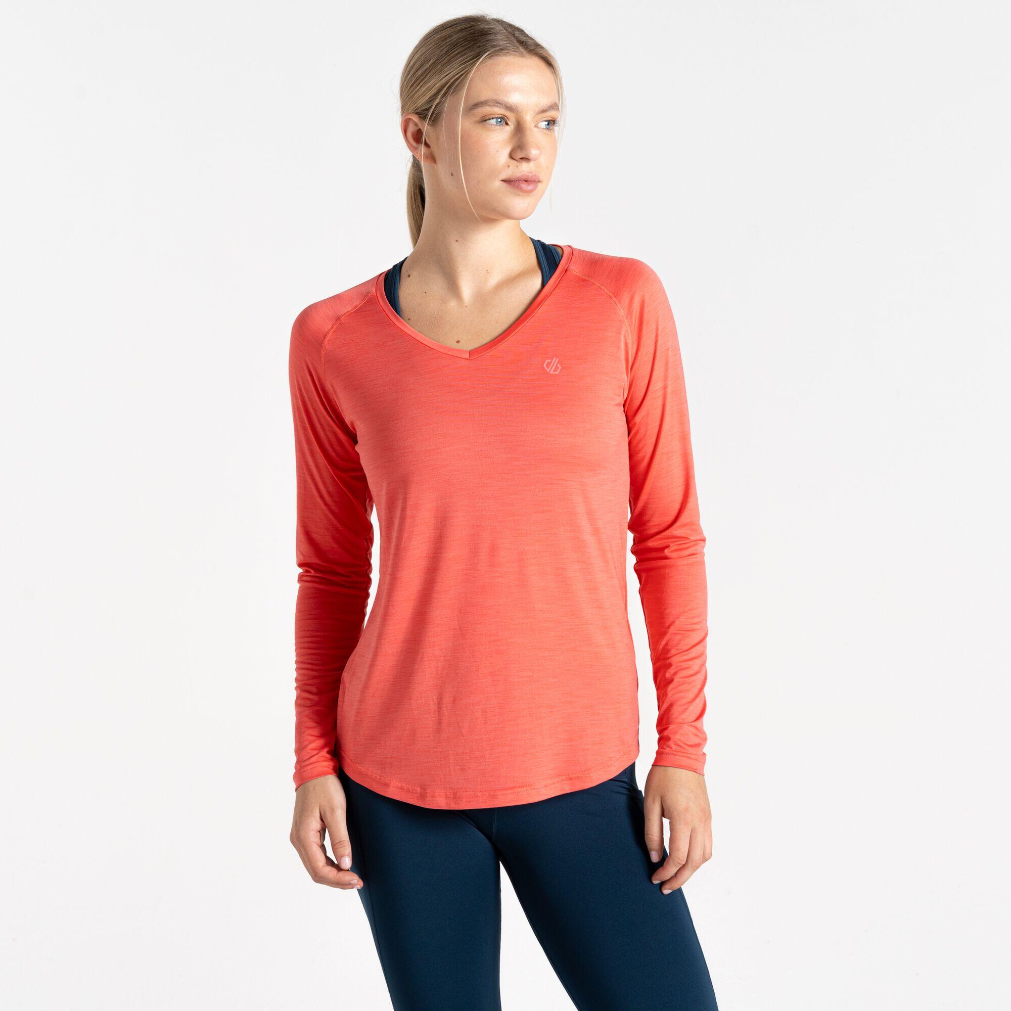DARE 2B Damen Fitness Langarmshirt - Discern, schwarz