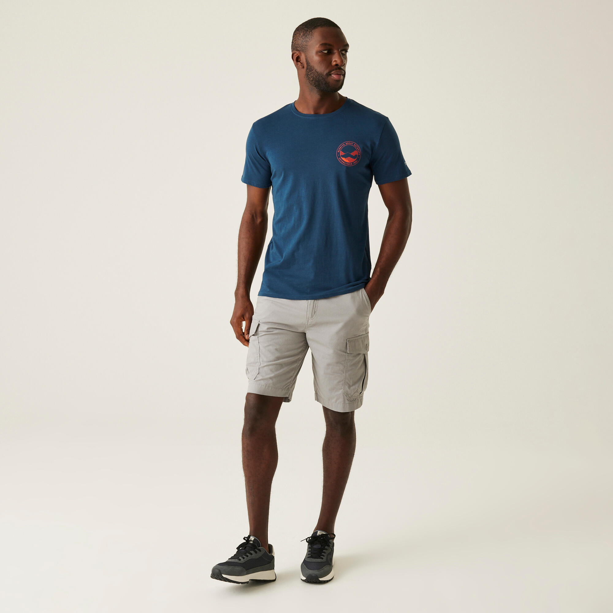 Camiseta hombre gráfica Regatta Breezed V 3/6