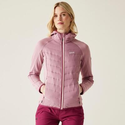 Gevulde jas dames insulated hooded andreson v hybrid
