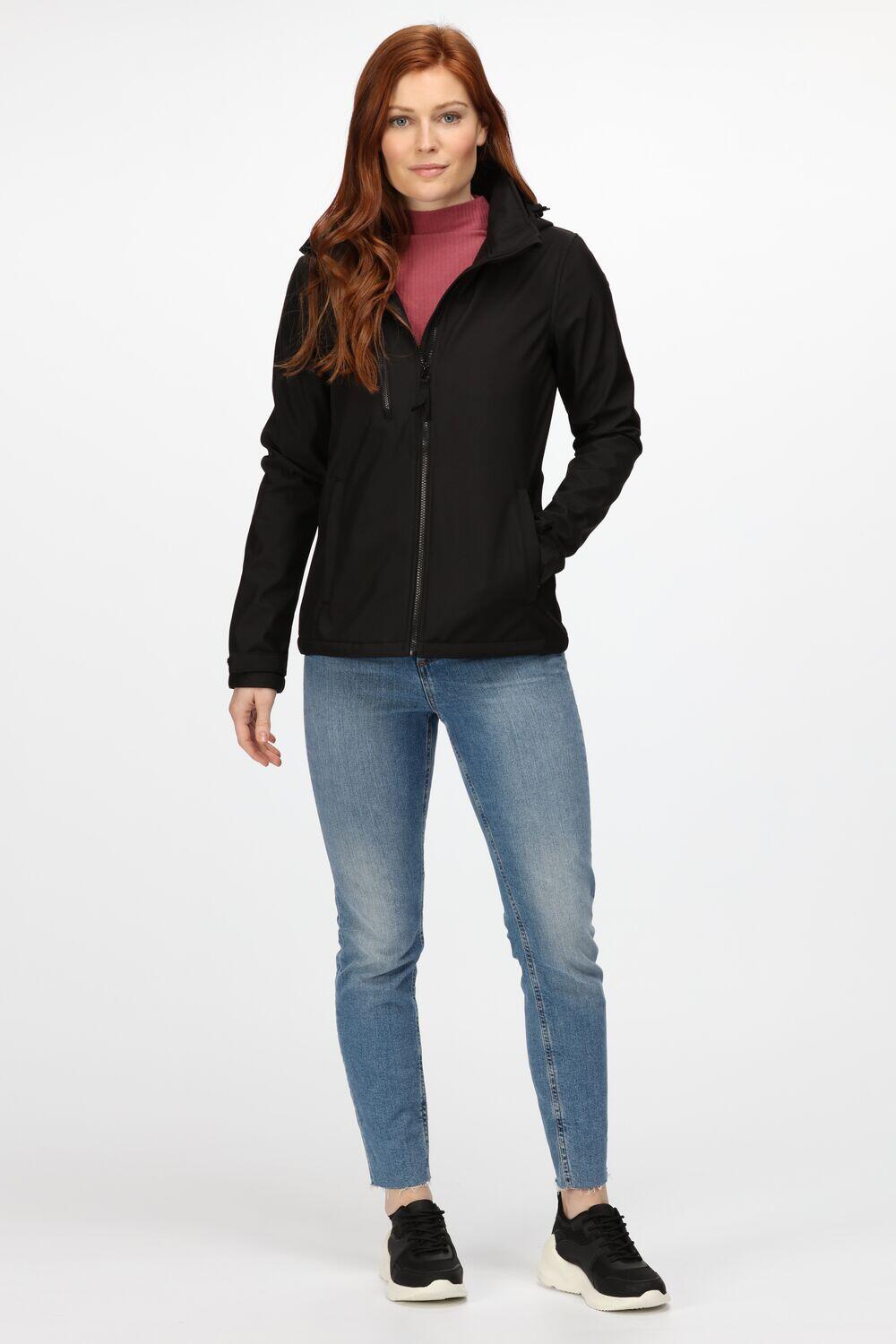 Jas Hiking Dames Waterdicht Ademend Windbestendig 3/5