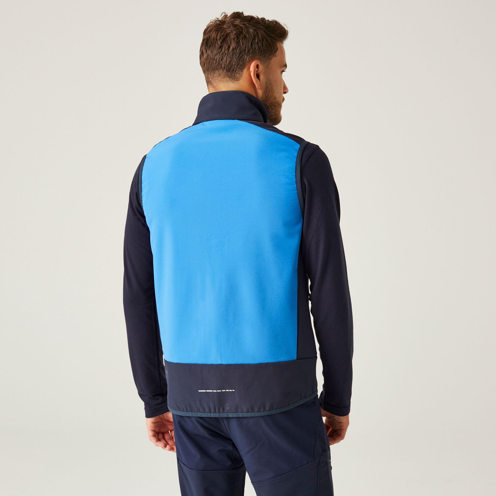 Jas Volwassenen Stretch Softshell Wind- En Waterdicht Hybrid Bodywarmer 2/6