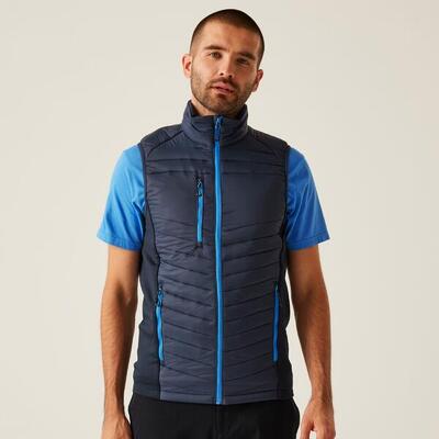 Jas hiking heren geïsoleerd stretchy bodywarmer