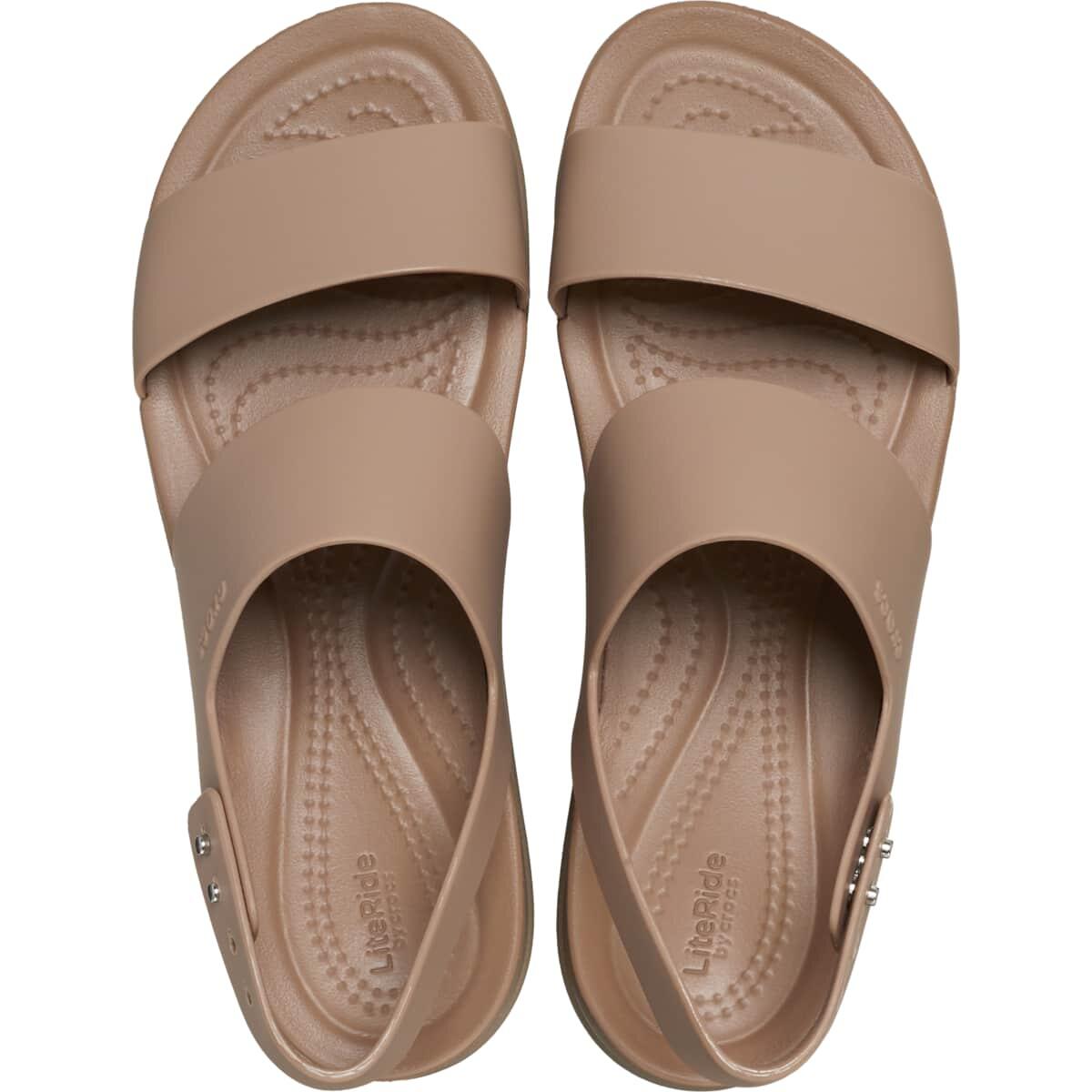 Sandały dmaskie Crocs  BROOKLYN LOW WEDGE 3/7