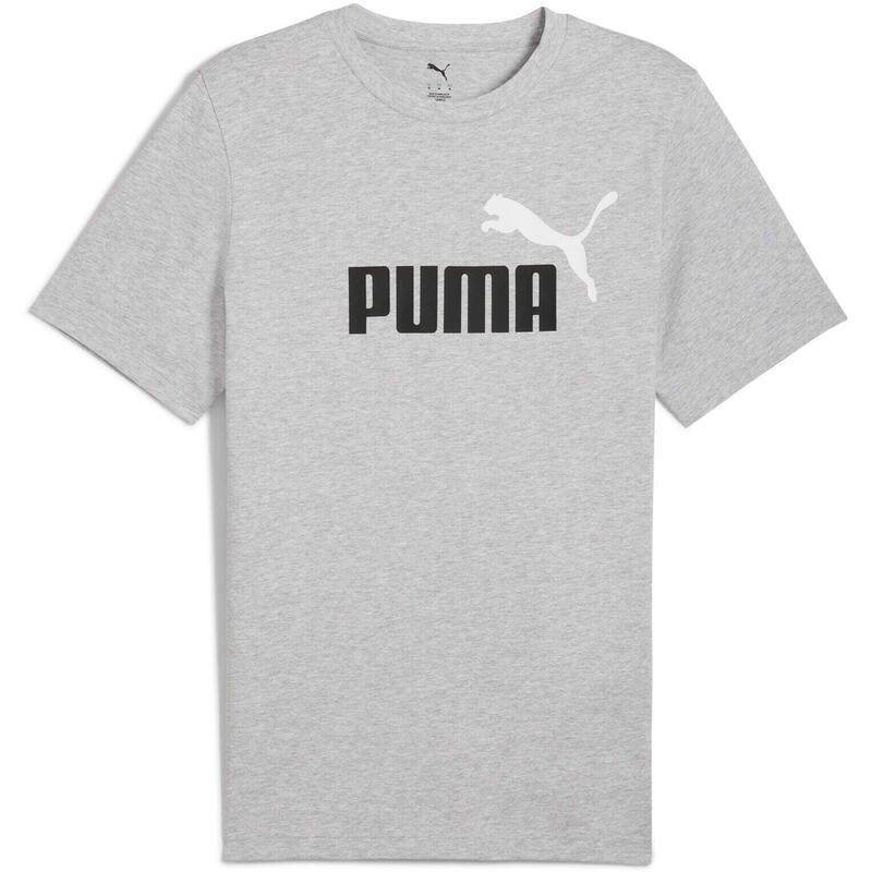Tricou barbati Puma Ess 2 Color No. 1 Logo Tee, Gri