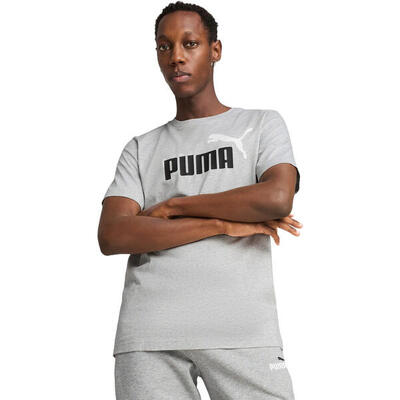 T-shirt puma ess 2 color no. 1 logo tee. grijs. mannen