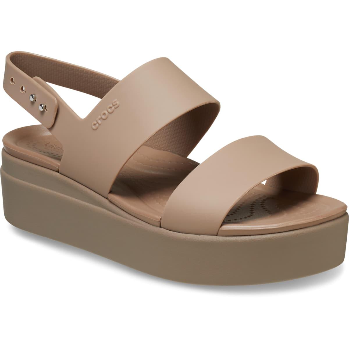 Sandały dmaskie Crocs  BROOKLYN LOW WEDGE 5/7