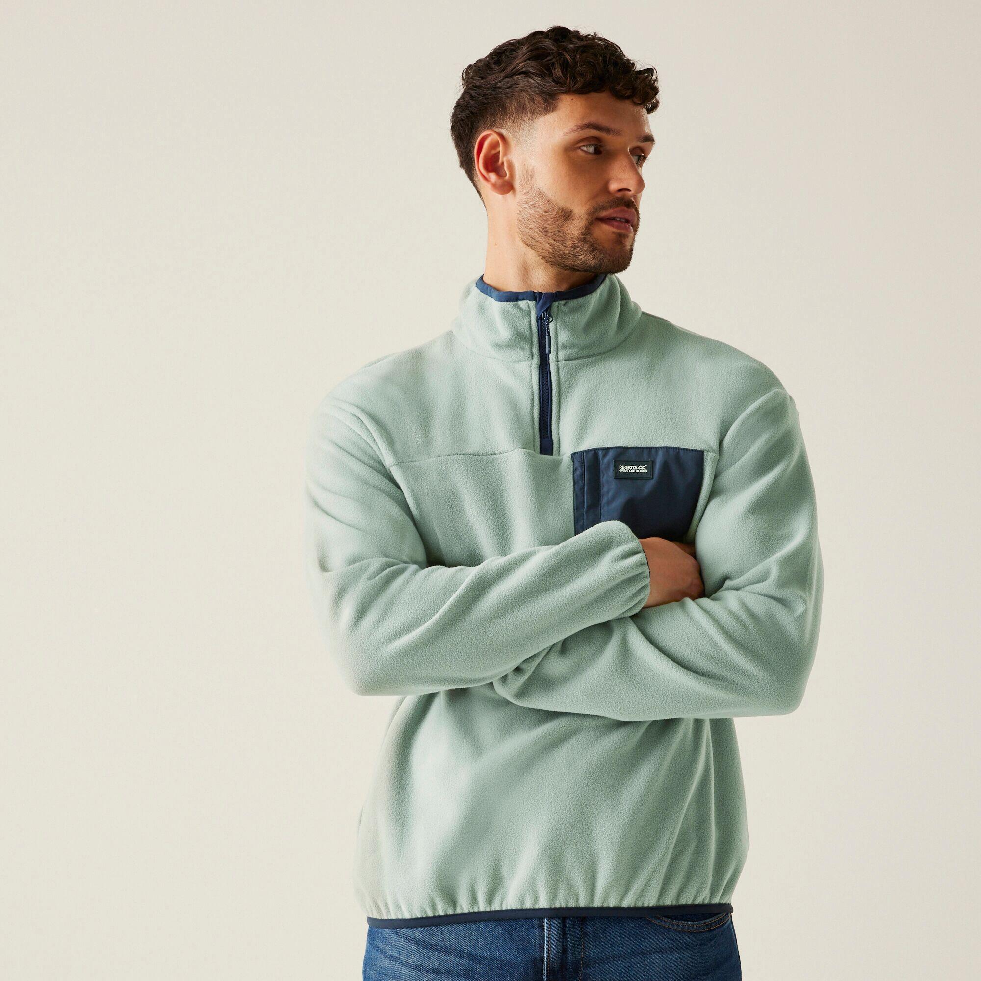 REGATTA Fleece Hiking Heren Halve Rits Frankie