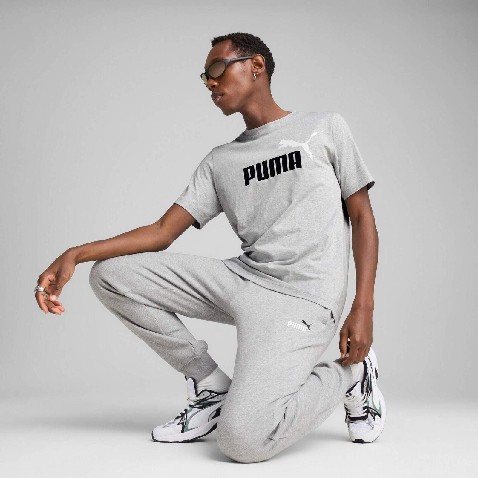 T-shirt Puma Ess 2 Color No. 1 Logo Tee, Gris, Hommes 3/5
