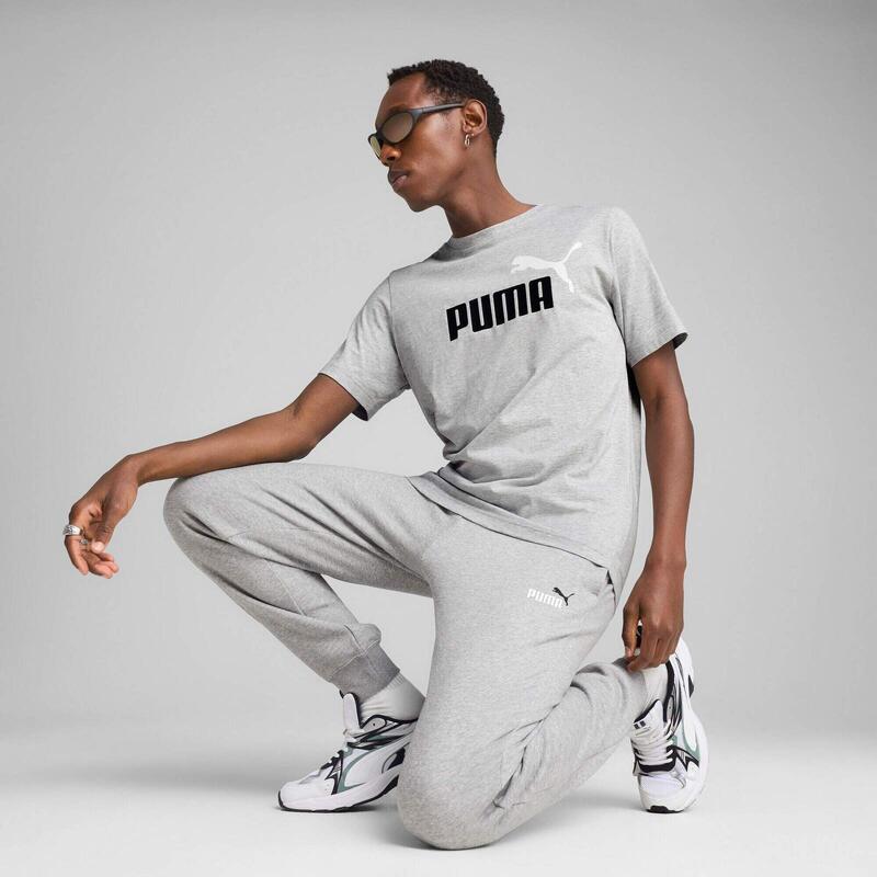 Tricou barbati Puma Ess 2 Color No. 1 Logo Tee, Gri