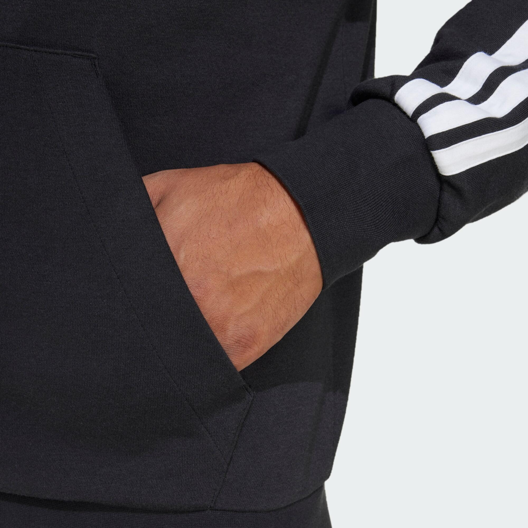 Felpa con cappuccio Essentials 3-Stripes French Terry Full-Zip 5/6