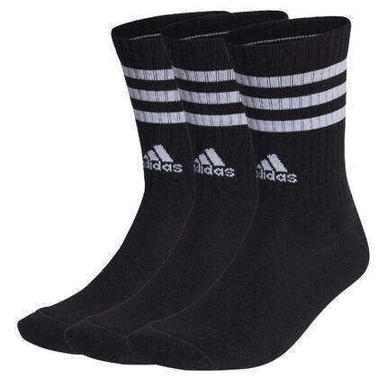 3-Streifen Cushioned Crew Socken, 3 Paar