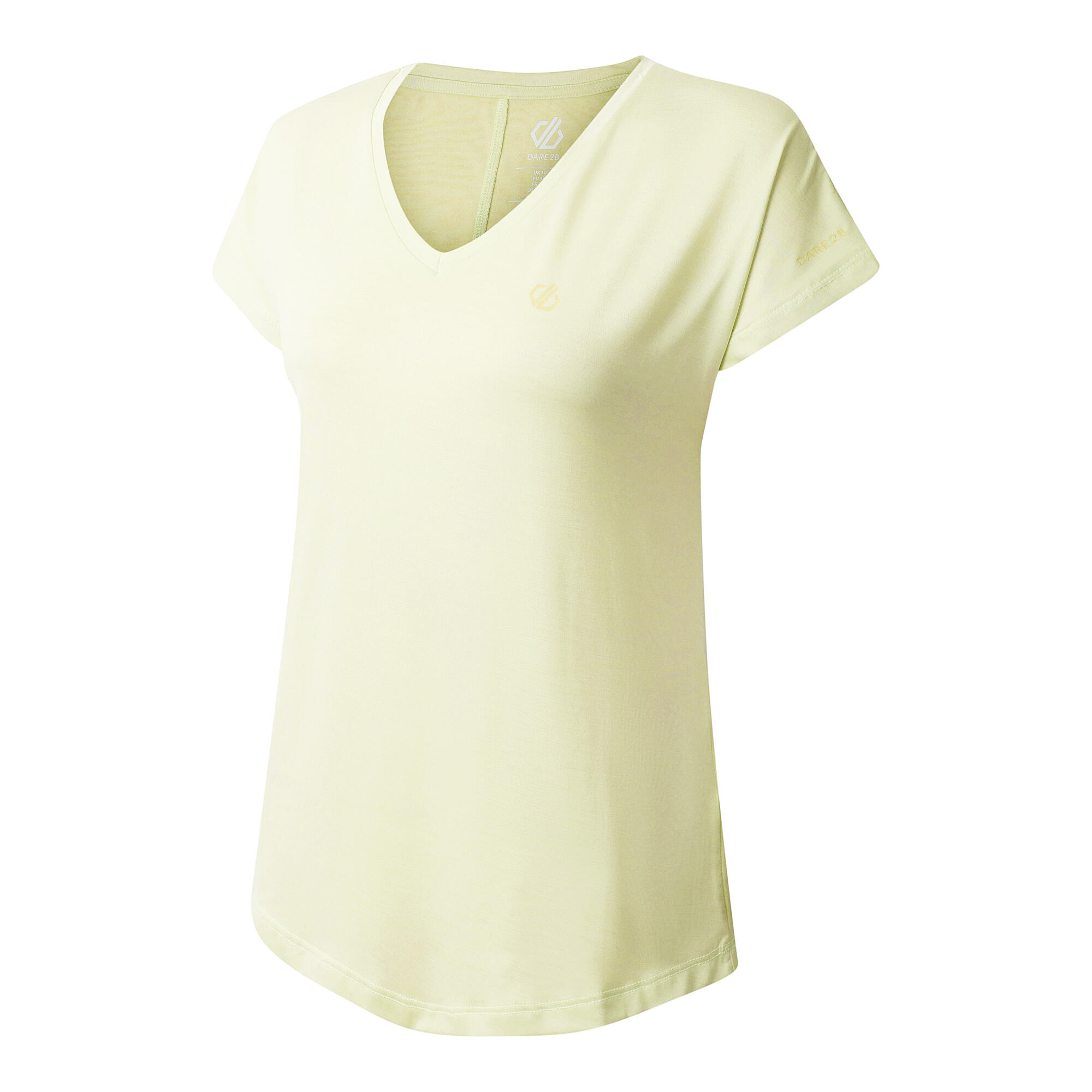 T-shirt Korte Mouwen Hiking Dames Ademend 5/6