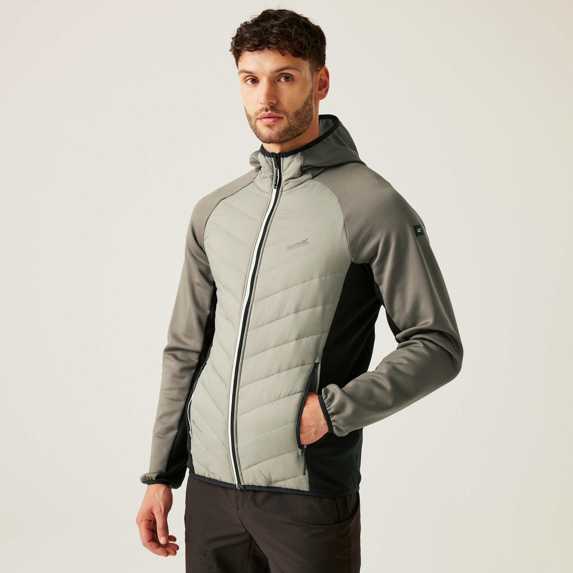 REGATTA Mens Andreson VIII Hybrid Water Repellent Baffled Jacket
