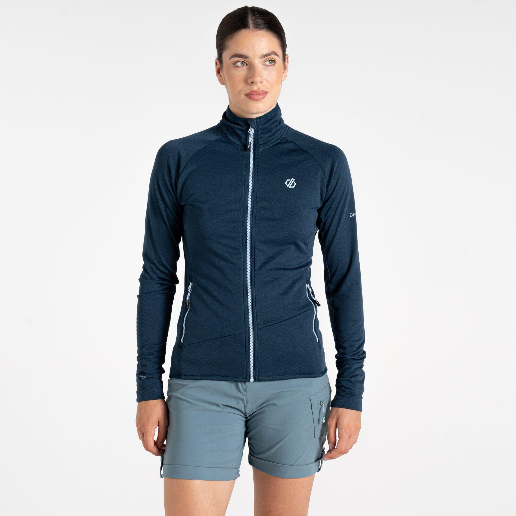 Dare 2b - Polaire Ski - Emerging Core Stretch Violet Femme - Polaire - Bleu - Decathlon