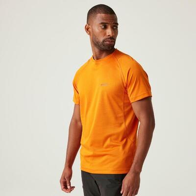 T-shirt korte mouwen heren lichtgewicht ademend hiking