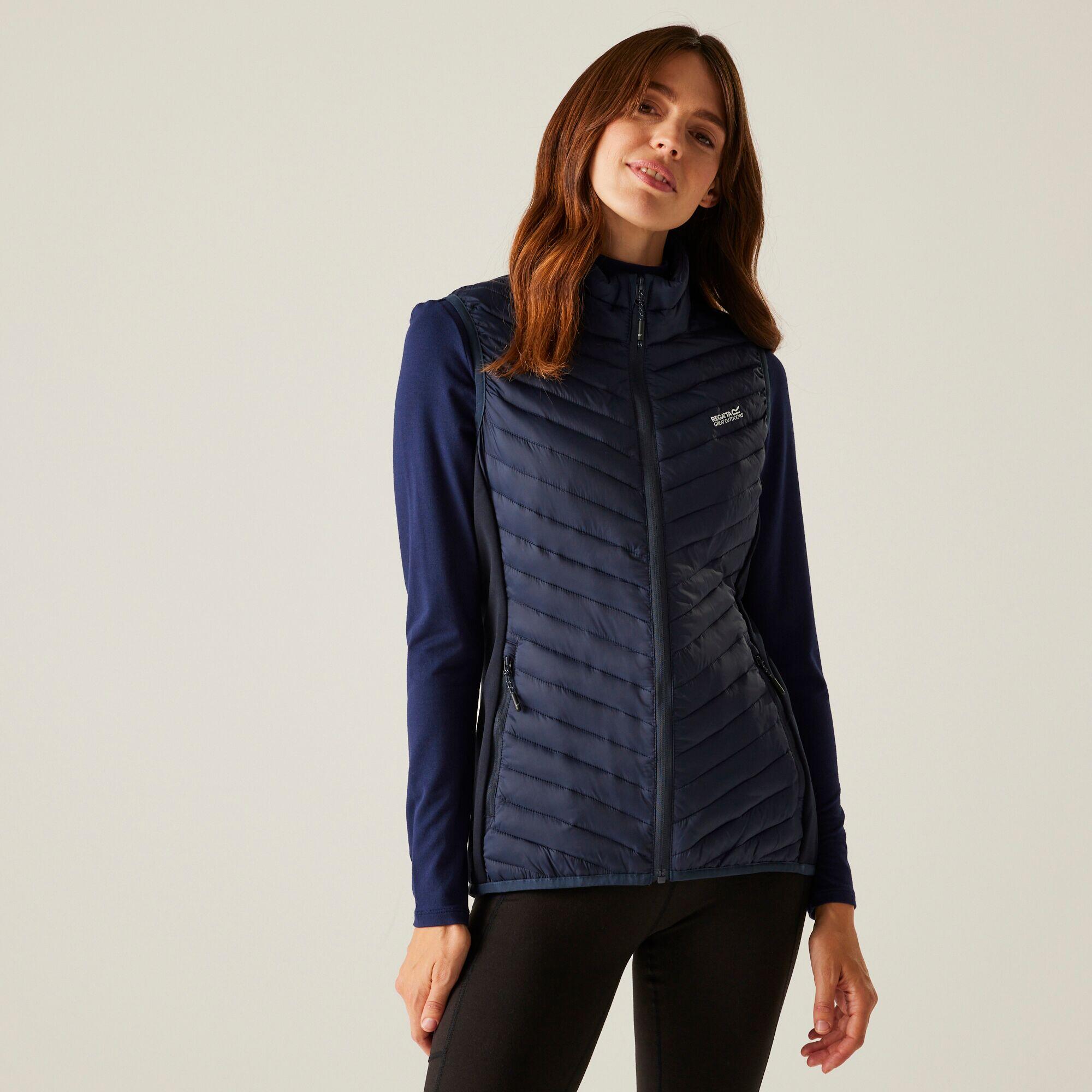 Regatta - Veste - Andreson Hybrid Femme - Doudoune Synthétique - Bleu - Decathlon