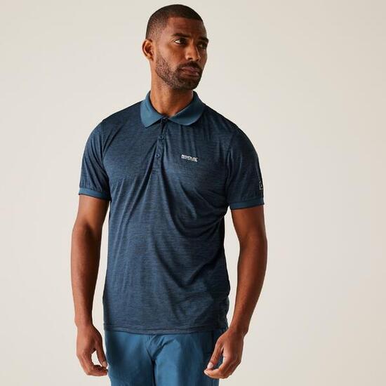Herren Wandern Poloshirt Kurzarm - Remex