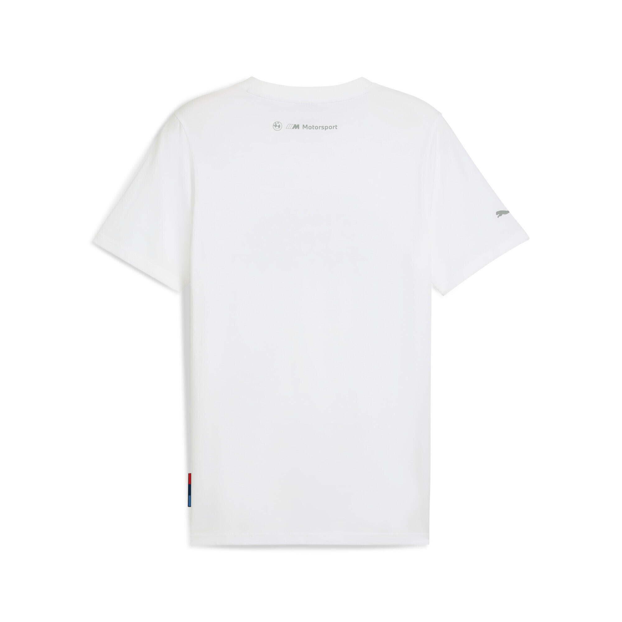 BMW M Motorsport Essentials Graphic T-Shirt Herren PUMA White 5/7