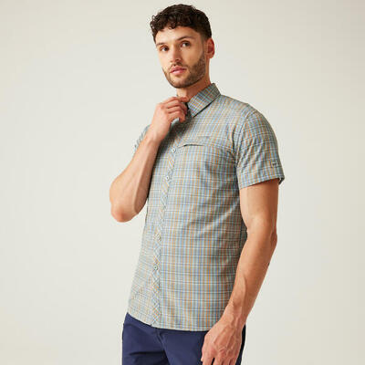 T-shirt korte mouwen wandelen heren waterafstotend