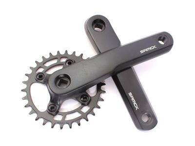 MTB Kurbel-SAMOX Kurbelgarnitur 1-fach 165mm