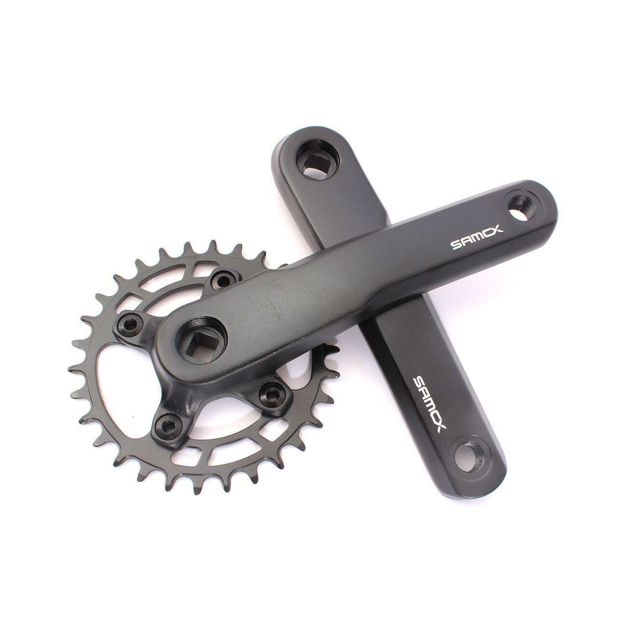 SAMOX MTB kliky - SAMOX kliková sada 1-rychlostní 165mm