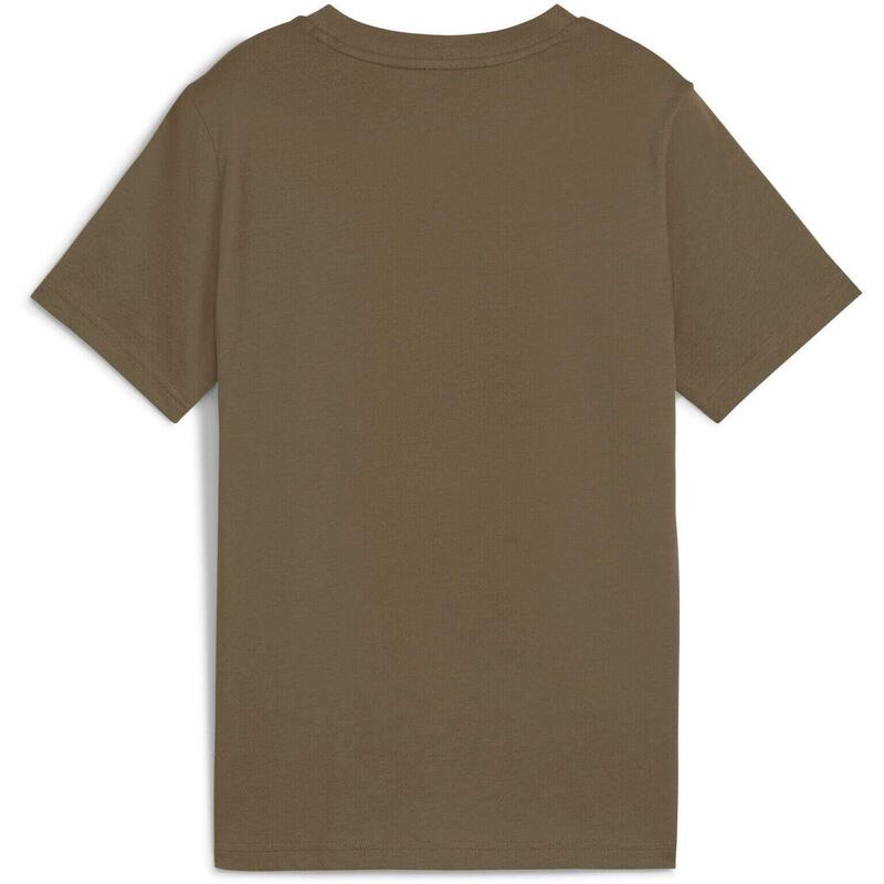 Tricou copii Puma Ess 2 Color No.1 Logo Tee B, Maro