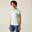 T-shirt Korte Mouwen Hiking Dames Roze Accenten