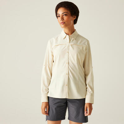 T-shirt korte mouwen hiking dames langemouwen overhemd