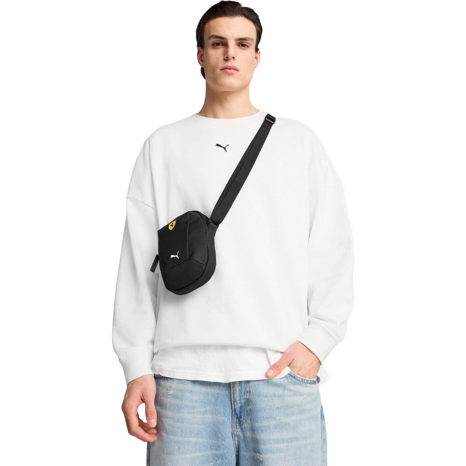 Bag Puma Ferrari Race Portable, Black, Unisex 3/4