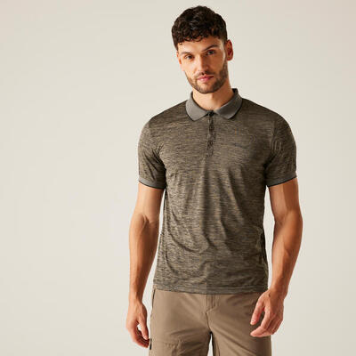 Herren Wandern Poloshirt Kurzarm - Remex