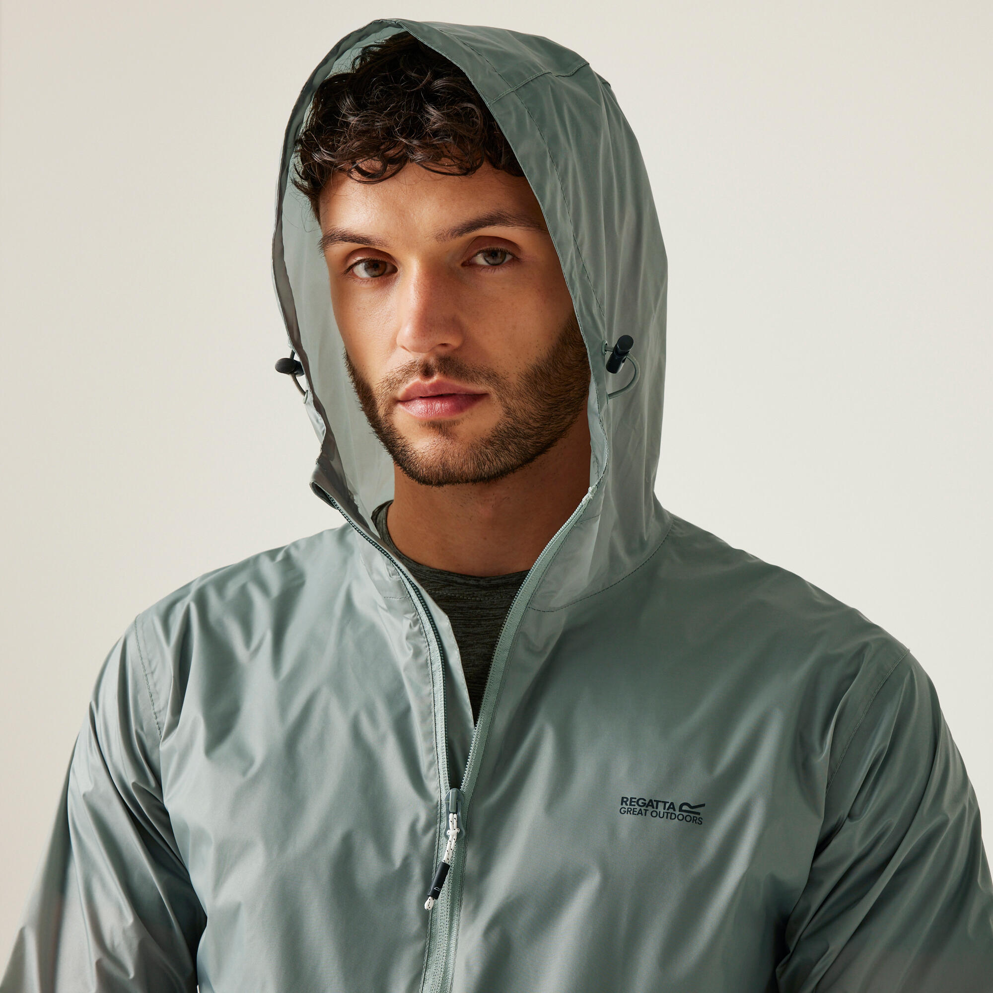 Chaqueta Senderismo Hombre Impermeable Regatta Pack It 6/7
