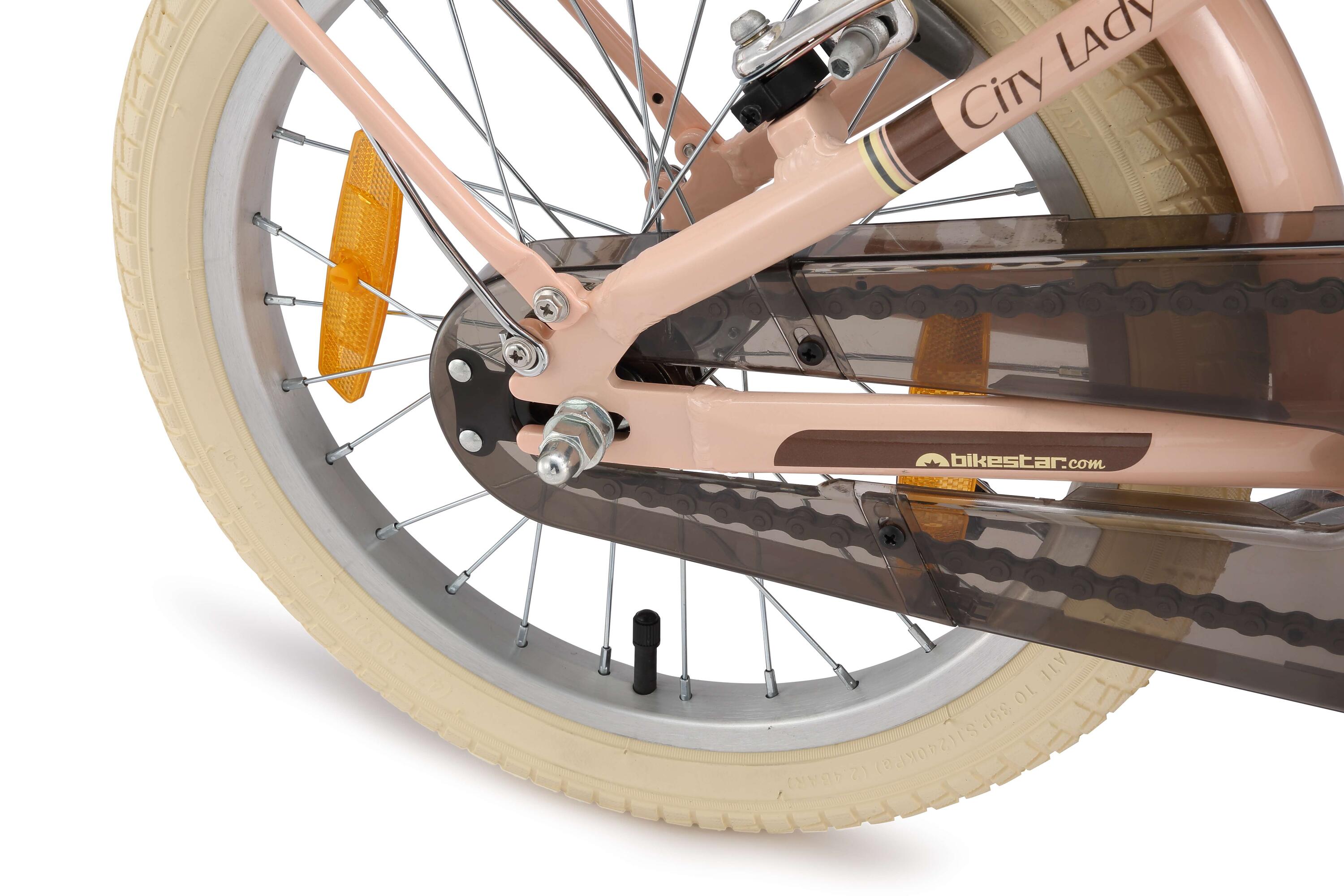 Kinderfiets 16 inch vanaf 4 - 6 jaar, City Retro 4/7