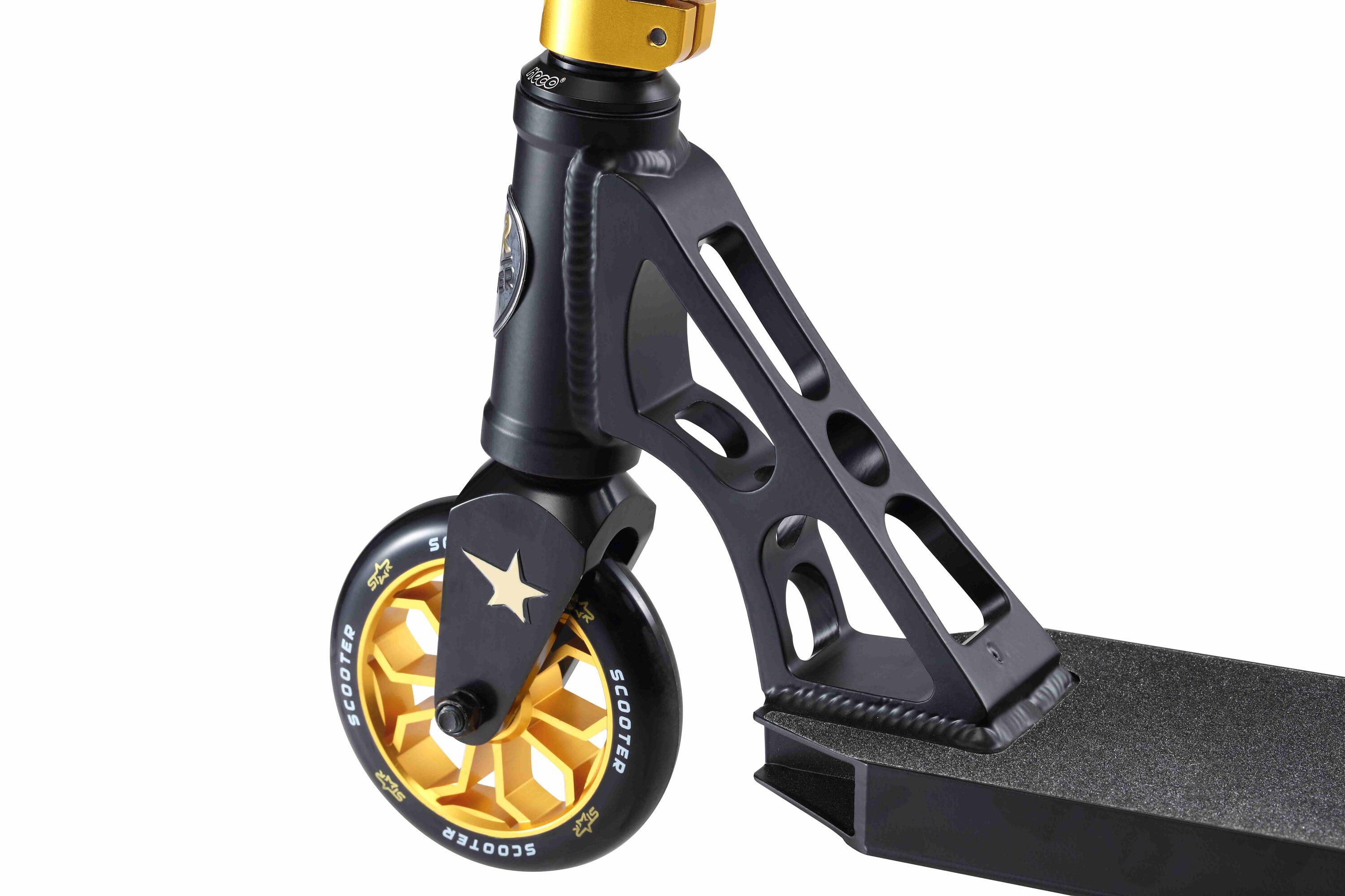 Stunt scooter professionale 120 mm, Monopattino bambini 8 anni, alluminio, HIC 7/7
