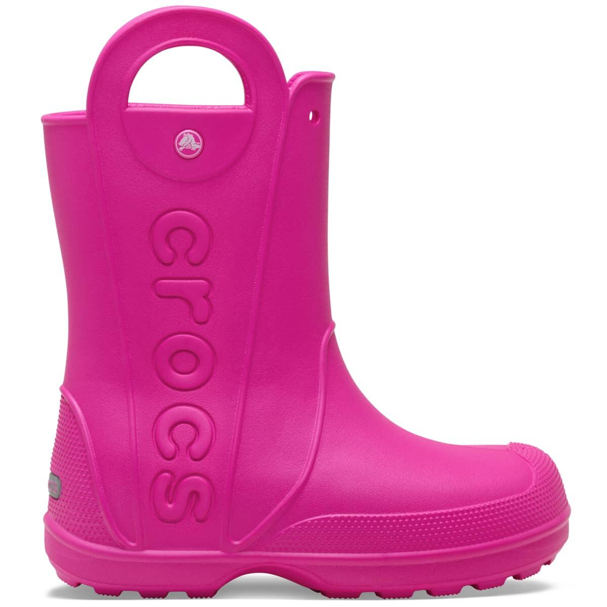 Crocs - Crocs Women Handle It Rain Boot - Bottes - Rose - 33 - Decathlon