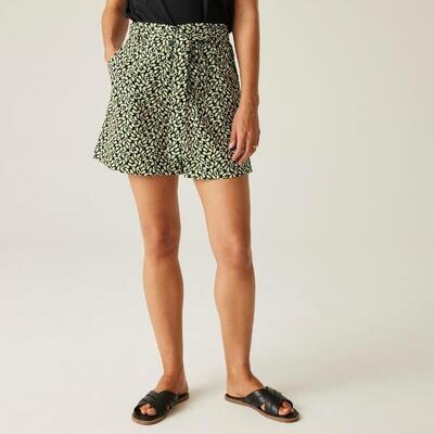 Short dames met patroonriem wandelen