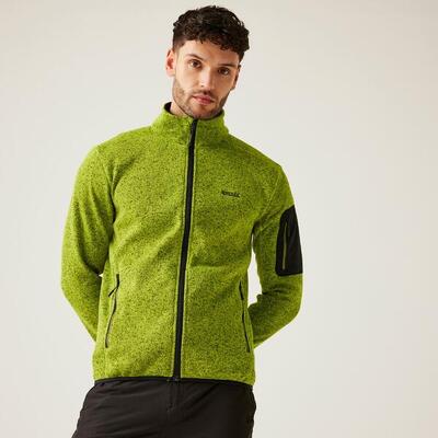 Fleece heren hiking hoge kraag newhill