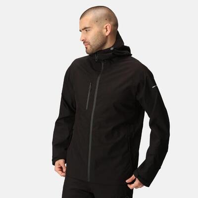 Herren Wandern Jacke Wasserdicht - X-Pro Beacon, grau und schwarz