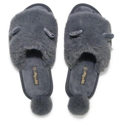 Damen Flip Flop Bunny*Slide Camping Hausschuhe mit Ohren