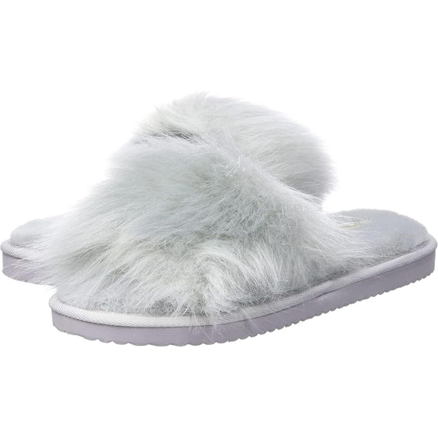 Vrouwen camping slippers Flip Flop Hairy 7/7